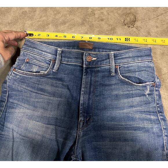 Mother The Runaway Step Fray Blue Jeans In Leaps And Bounds size 29 X 30 - Picture 12 of 16